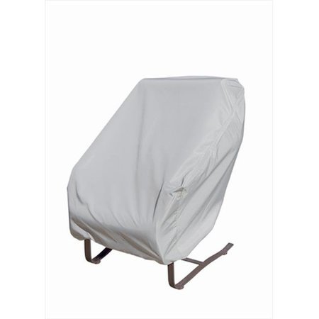 SIMPLYSHADE SimplyShade 41 in. Rocking Chair Cover  Grey SSCPL212